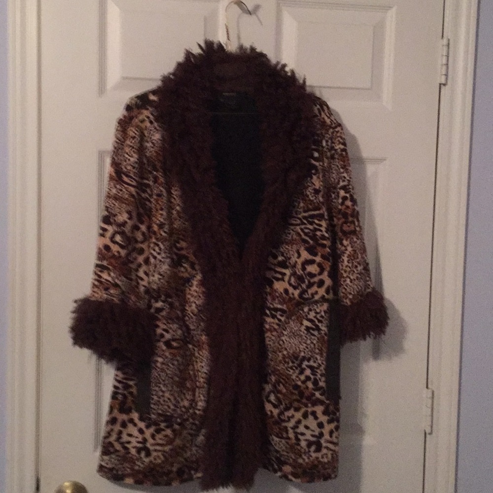 Leopard print jacket